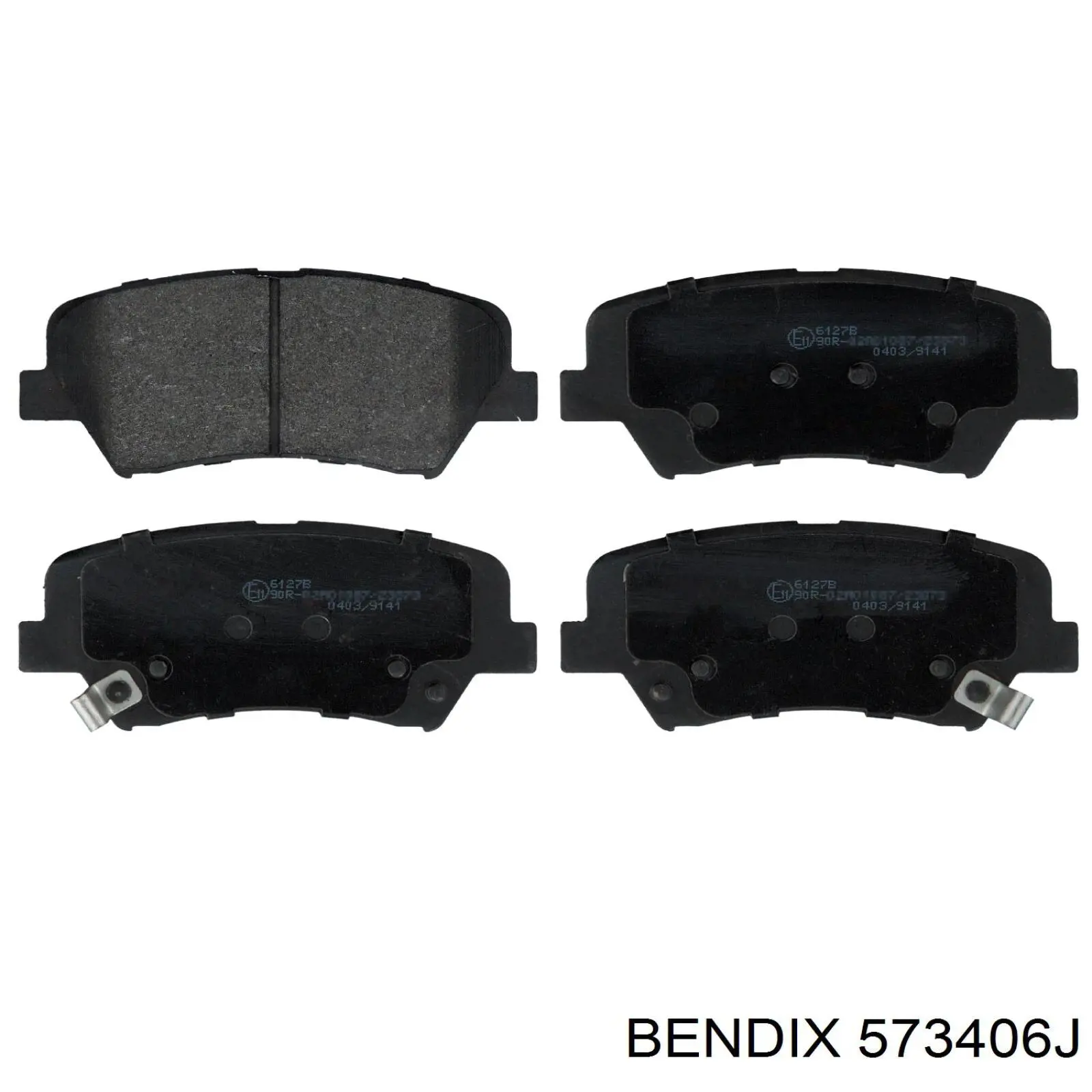 573406J Jurid/Bendix Передні гальмівні колодки
