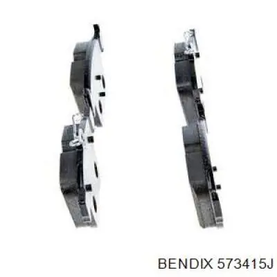 Задні дискові колодки Jurid/Bendix 573415J