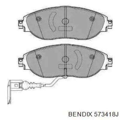 Купити 573418J Jurid/Bendix Колодки гальмівні передні, дискові
