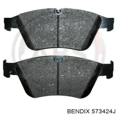 Передні тормозні колодки 573424J Jurid/Bendix