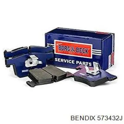 Тормозні колодки Jurid/Bendix 573432J