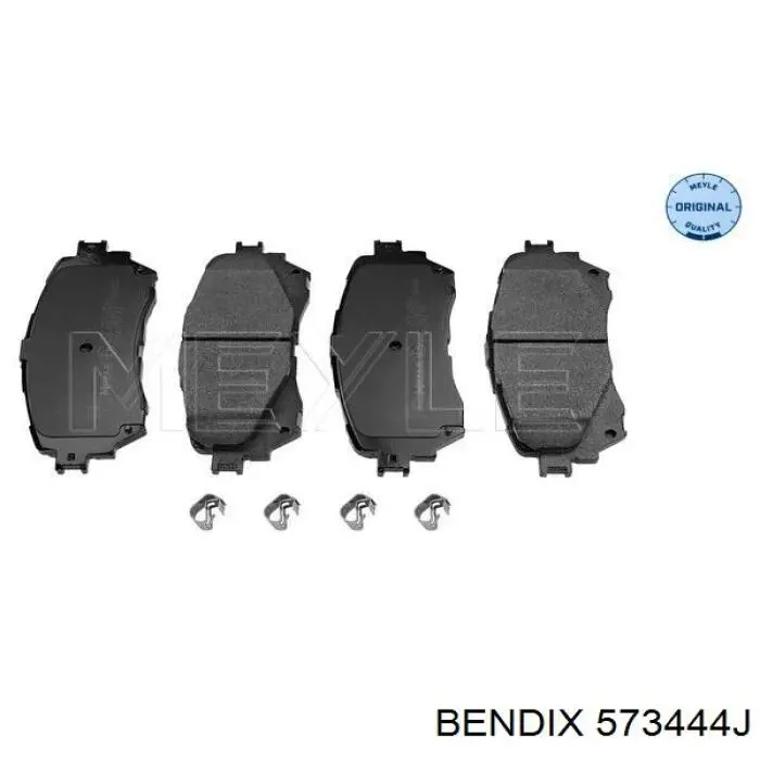 Купити 573444J Jurid/Bendix Колодки гальмівні передні, дискові