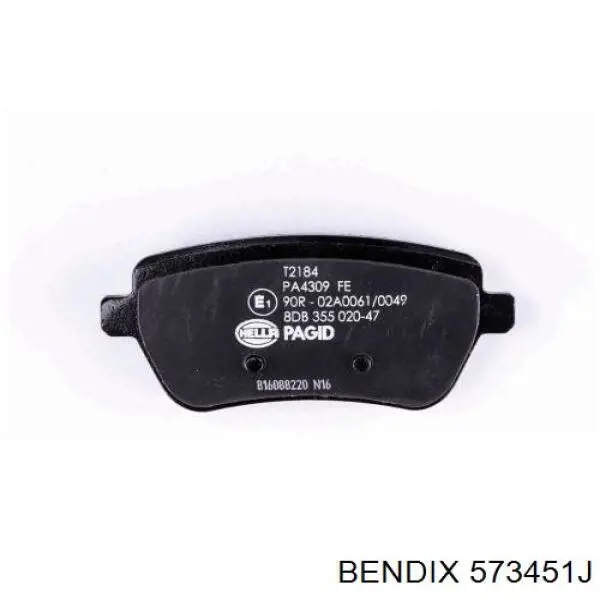Купити 573451J Jurid/Bendix Задні колодки