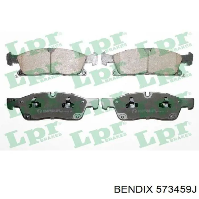 Передні тормозні колодки 573459J Jurid/Bendix