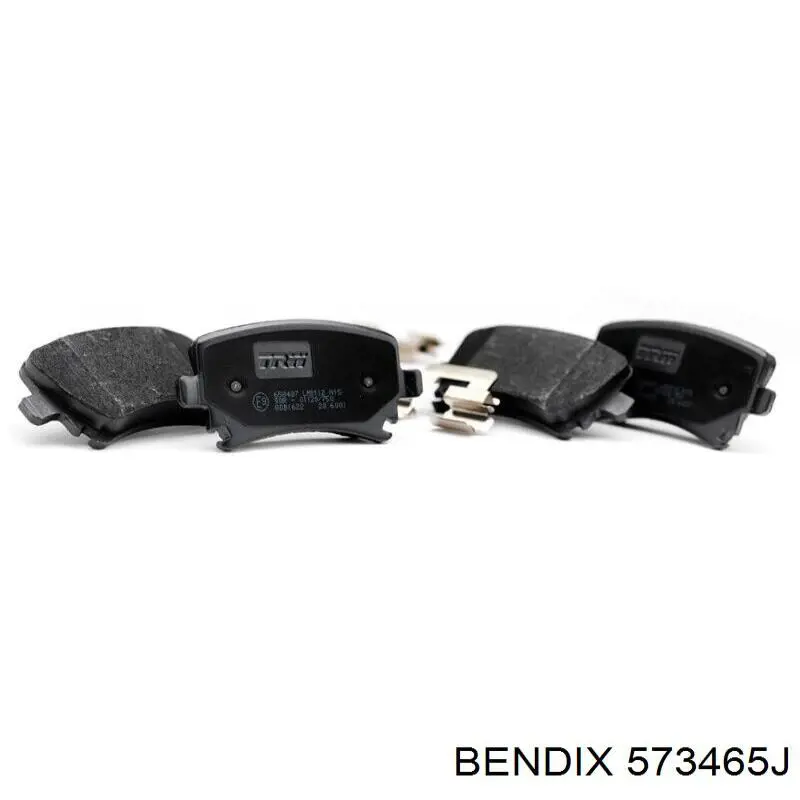 Задні дискові колодки Jurid/Bendix 573465J