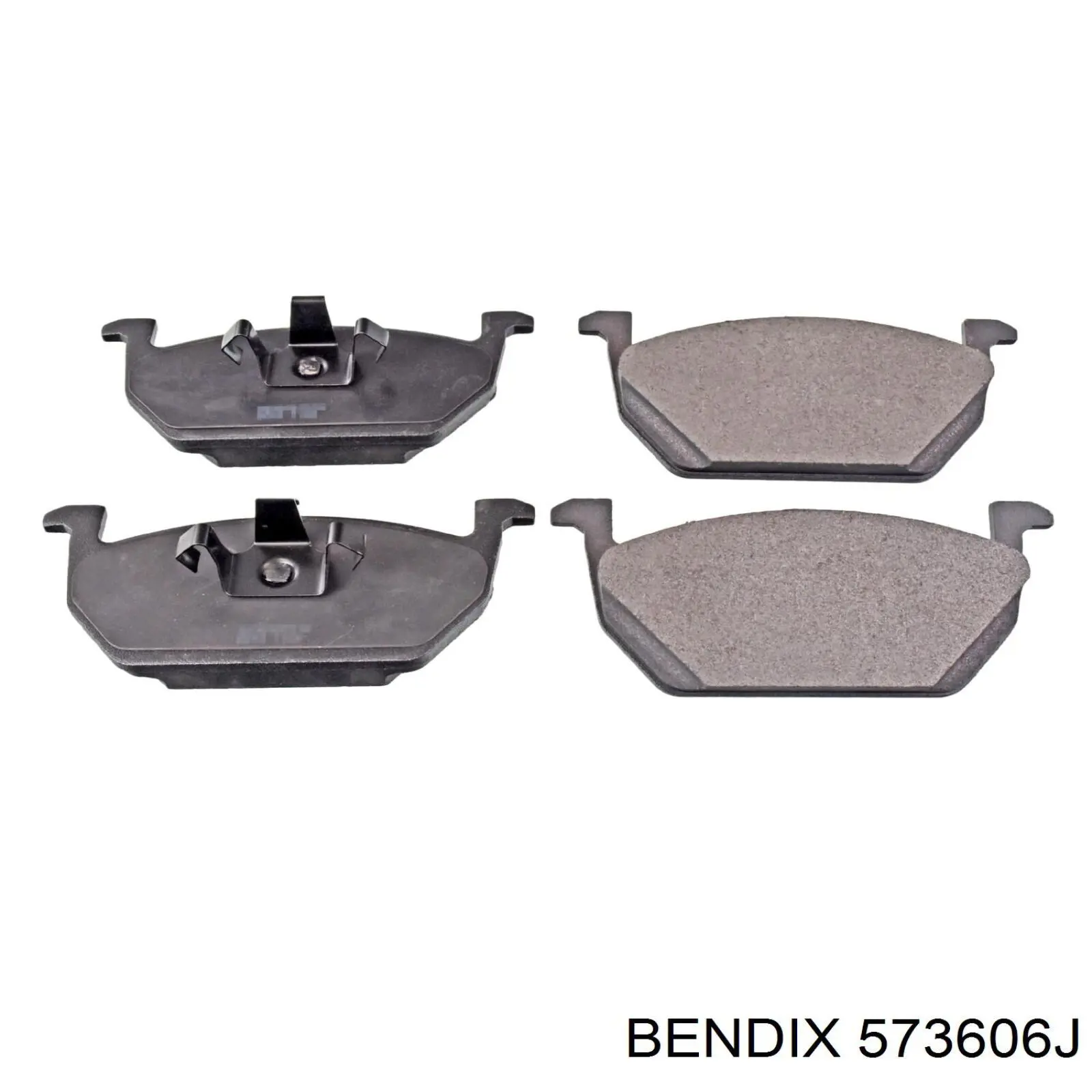Тормозні колодки Jurid/Bendix 573606J