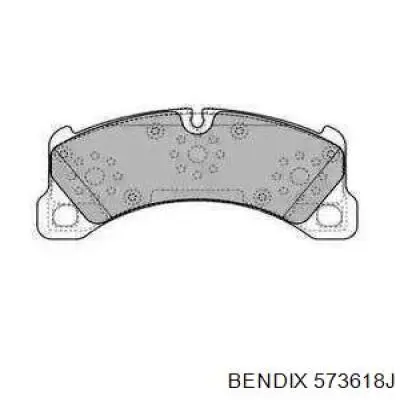 Колодки гальмівні передні, дискові 573618J Jurid/Bendix