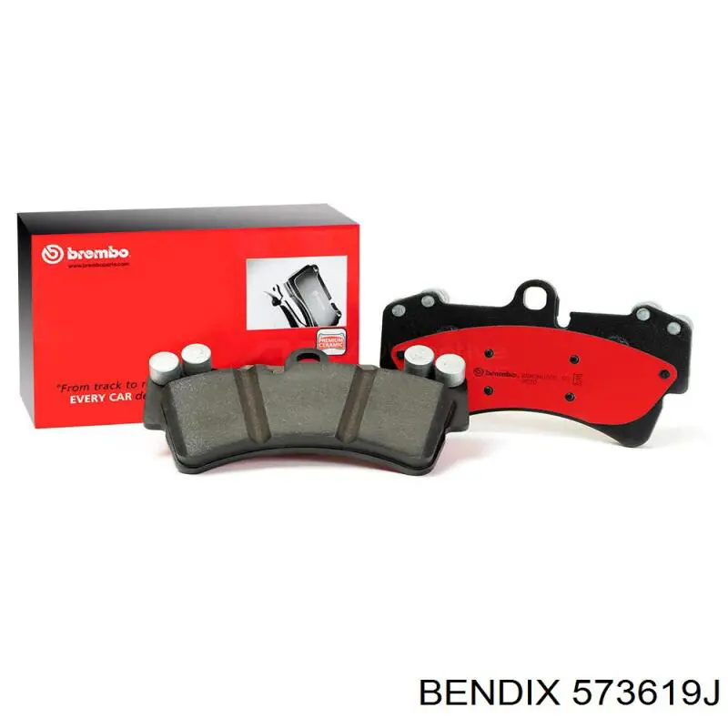 Купити 573619J Jurid/Bendix Колодки гальмівні передні, дискові