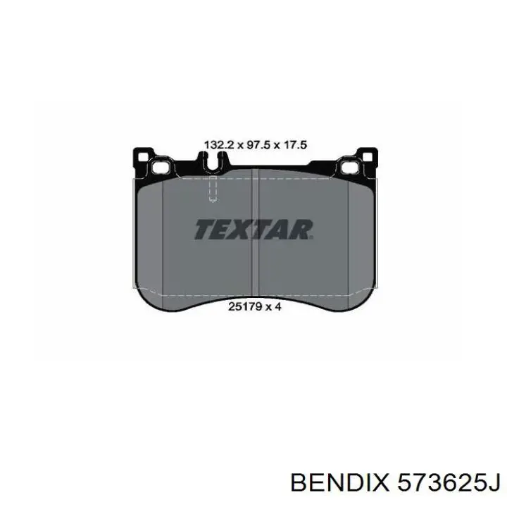 Купити 573625J Jurid/Bendix Колодки гальмівні передні, дискові