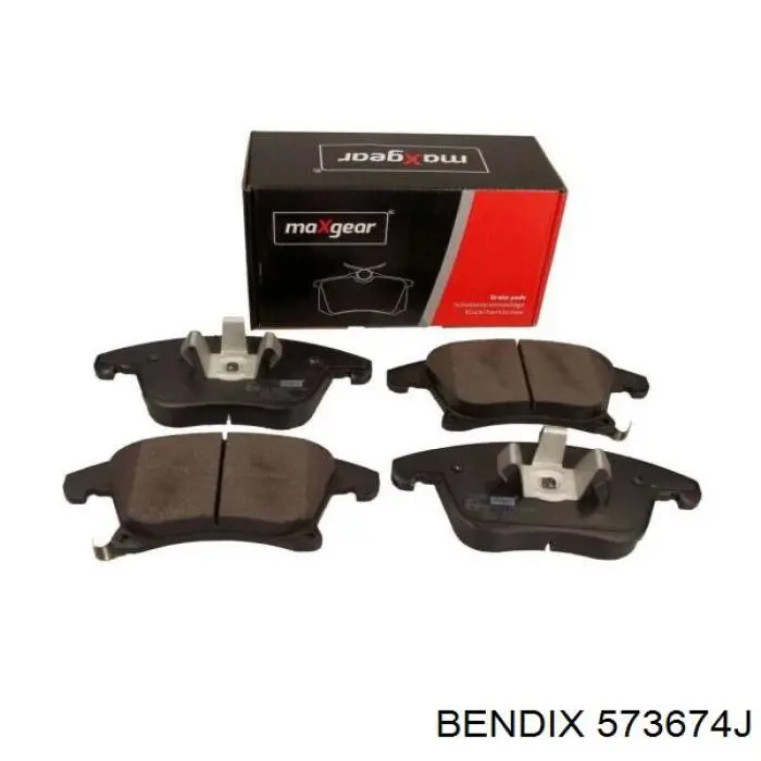 Купити 573674J Jurid/Bendix Колодки гальмівні передні, дискові