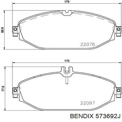 Гальмівні колодки VALEO 302305 ціна, від 50.67 USD