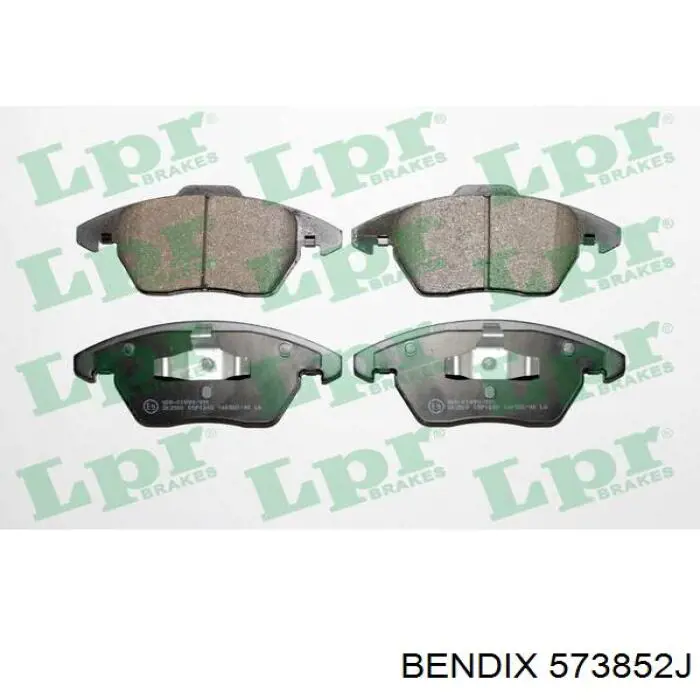 Передні тормозні колодки 573852J Jurid/Bendix