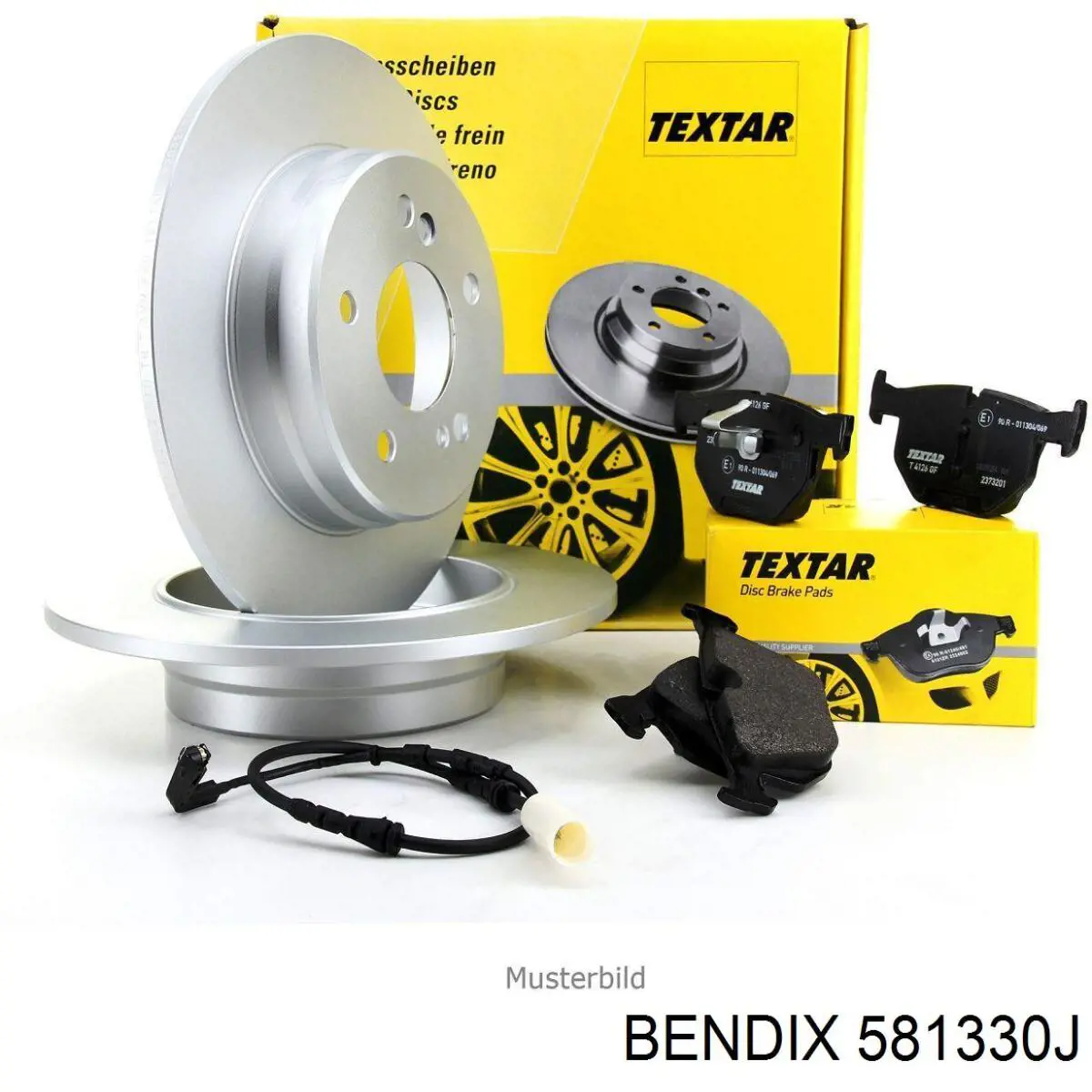 Датчик зносу гальмівних колодок, задній Jurid/Bendix 581330J
