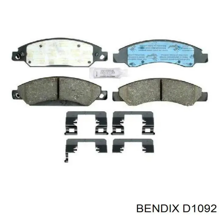 Гальмівні колодки Jurid/Bendix D1092 ціна, від 54.60 USD