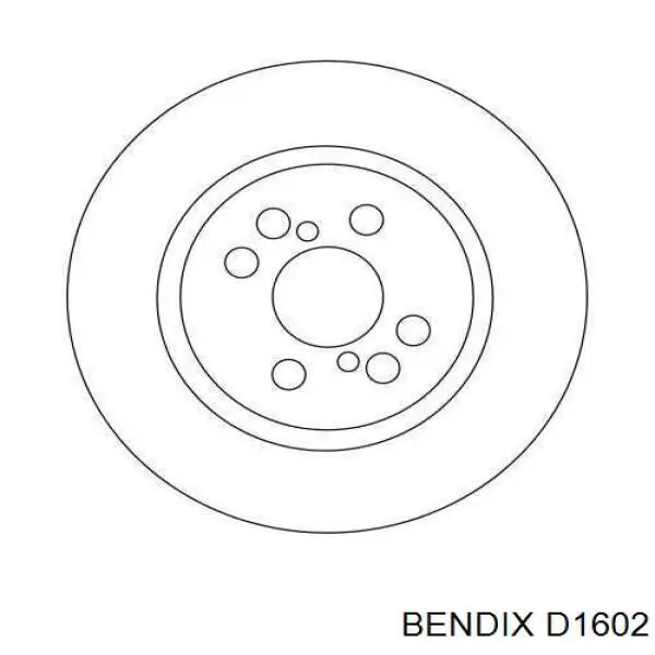 Колодки гальмові задні, дискові D1602 Jurid/Bendix