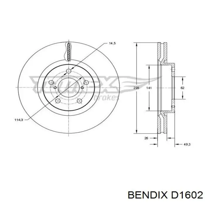 Купити 161602 Power Stop Задні колодки