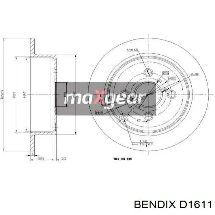 Гальмівні колодки Power Stop 231611 ціна, від 53.98 USD