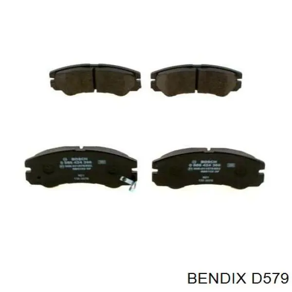 Передні тормозні колодки D579 Jurid/Bendix