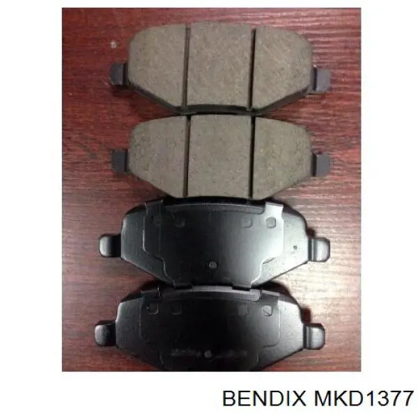 MKD1377 Jurid/Bendix Колодки гальмівні задні, дискові