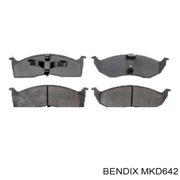 Гальмівні колодки Jurid/Bendix MKD642 ціна, від 26.19 USD