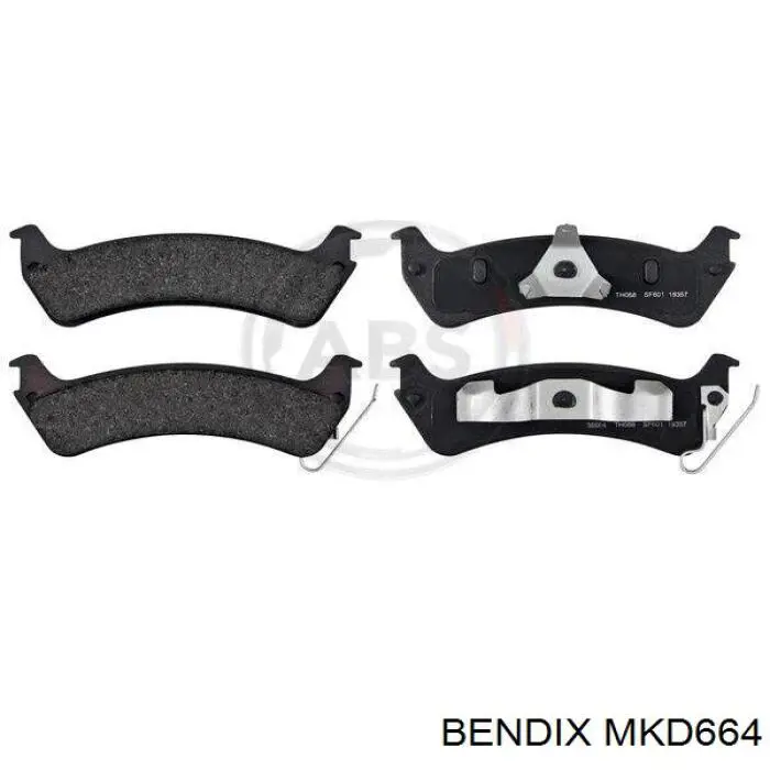 Задні гальмівні колодки 10206640 Centric Parts