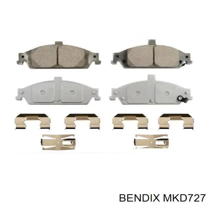 SGD727 Raybestos Передні гальмівні колодки