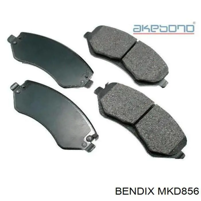 Купити MKD856 Jurid/Bendix Колодки гальмівні передні, дискові