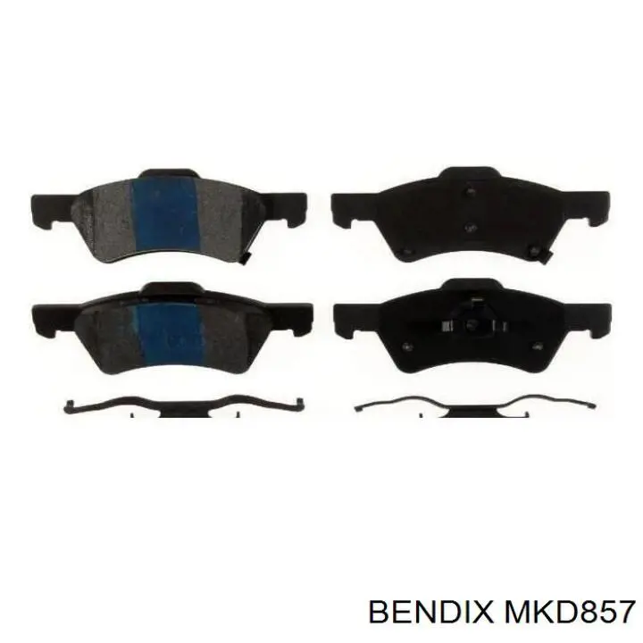Гальмівні колодки Jurid/Bendix MKD857 ціна, від 26.81 USD