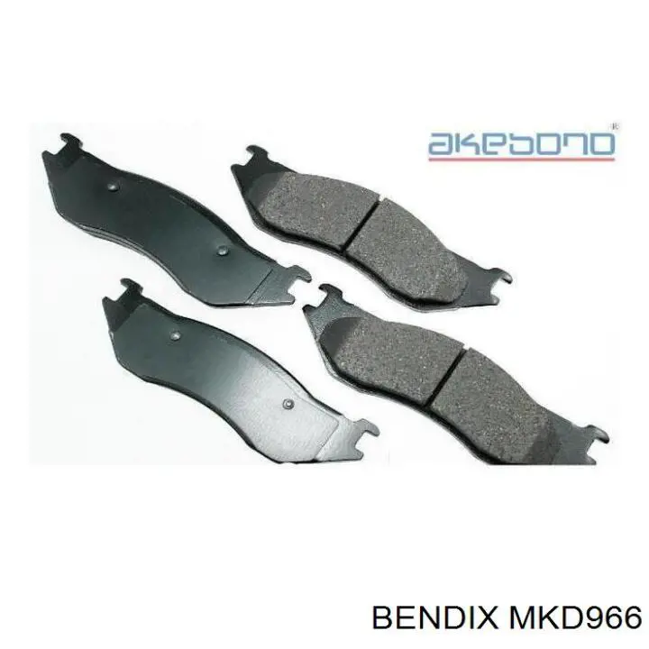 ZX966A Wagner Передні гальмівні колодки
