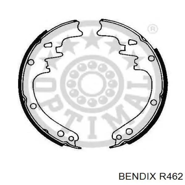 R462 Jurid/Bendix колодки гальмові задні, барабанні