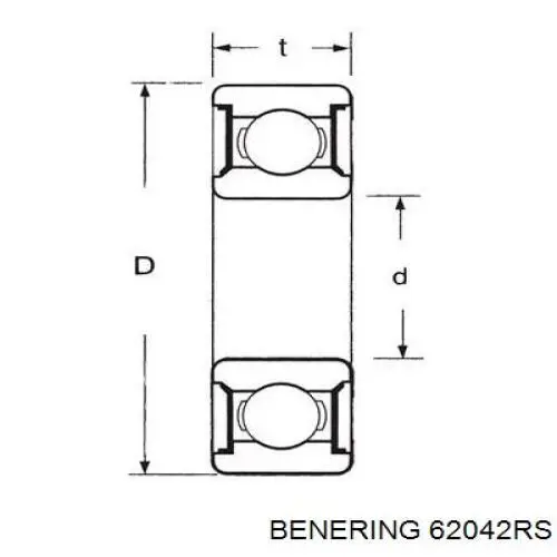 Підшипник стартера A0009814520 Mercedes