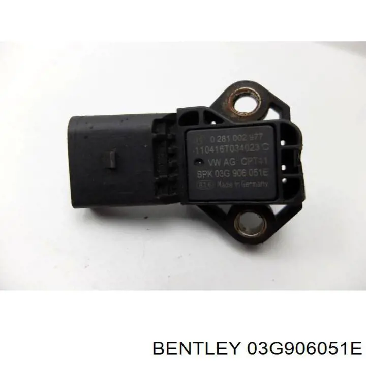 03G906051E Bentley датчик тиску наддуву (датчик нагнітання повітря в турбіну)