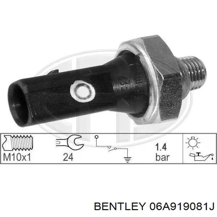 06A919081J Bentley датчик тиску масла