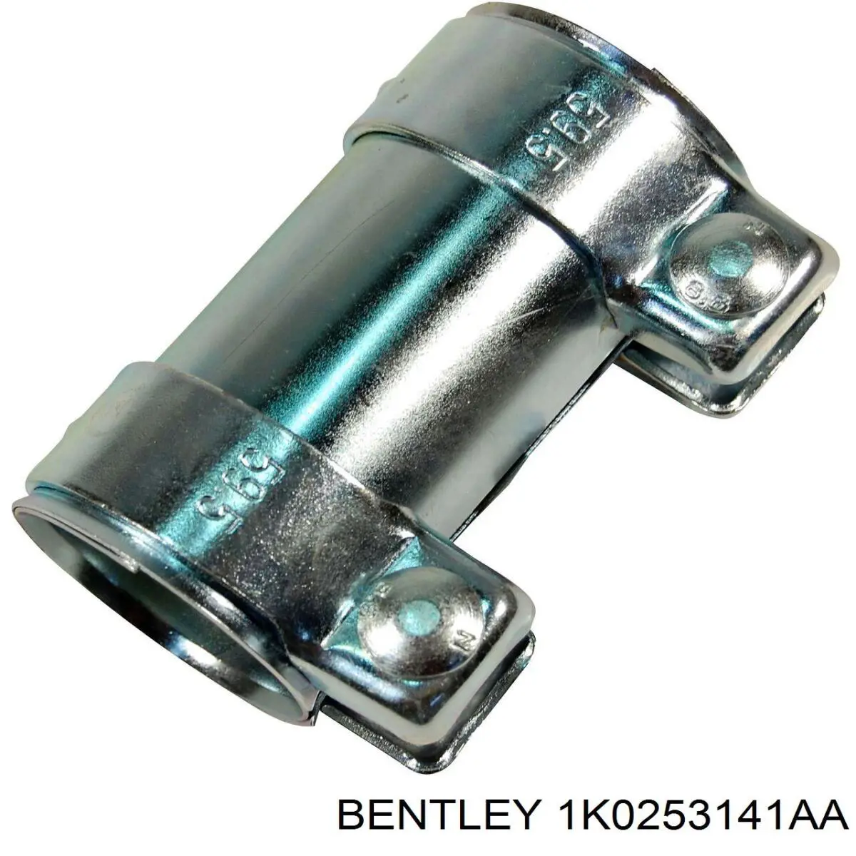 1K0253141AA Bentley кронштейн/хомут глушника, передній