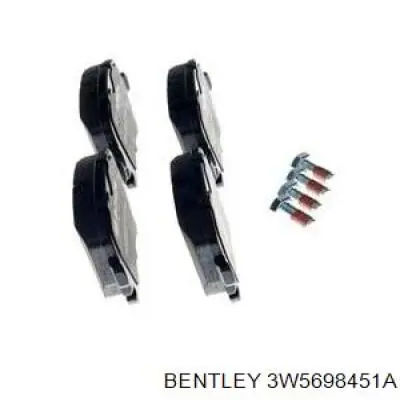 3W5698451A Bentley Колодки гальмівні задні, дискові