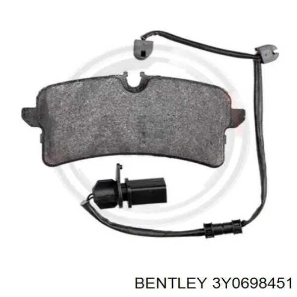 Купити 3Y0698451 Bentley Задні колодки