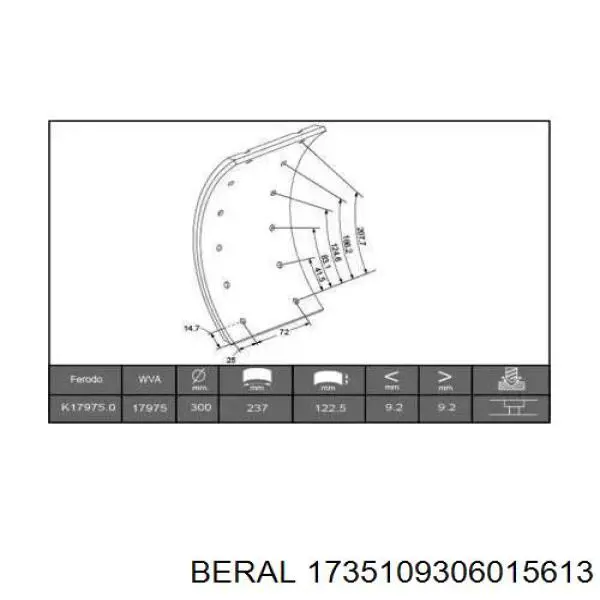 Колодки гальмові задні, барабанні Mercedes A6684230110 ціна, від 44.03 USD