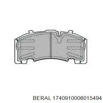 A3164212210 Mercedes Накладка гальмівна передня (TRUCK)