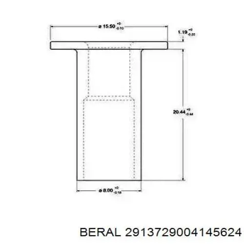 Гальмівні колодки Beral 2913729004145624 ціна, від 154.66 USD