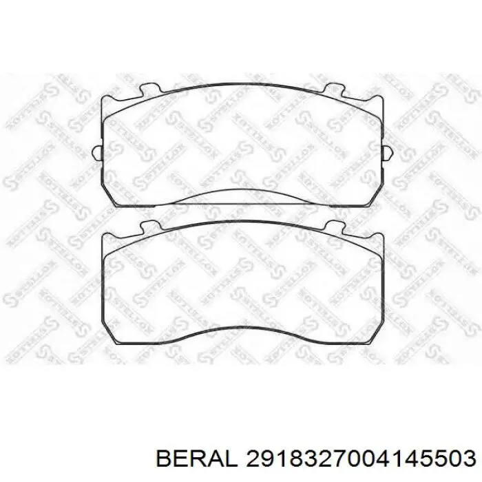 Тормозні колодки Beral 2918327004145503