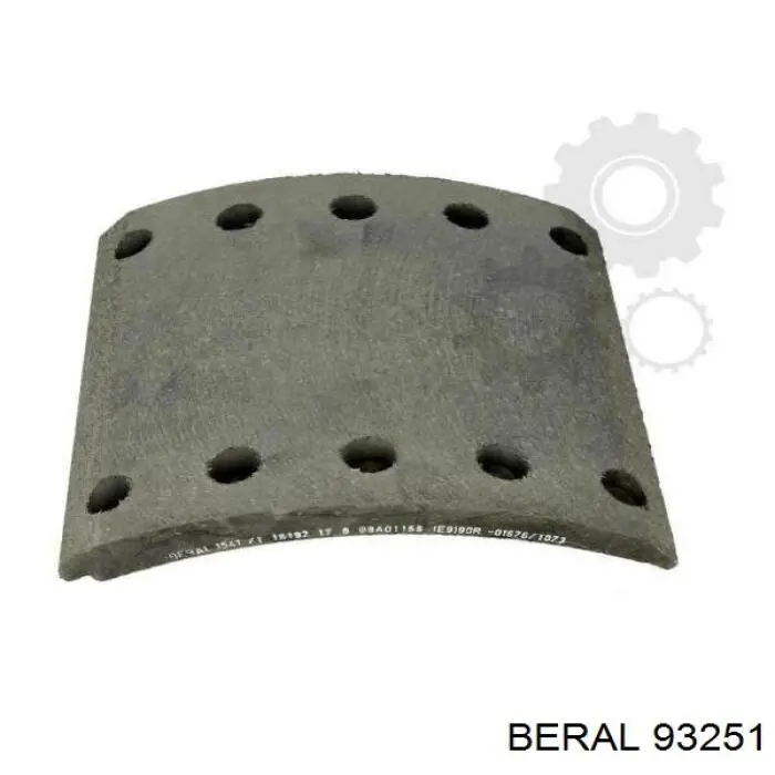 Клепка накладки барабанних колодок Beral 93251 ціна, від 2.73 USD