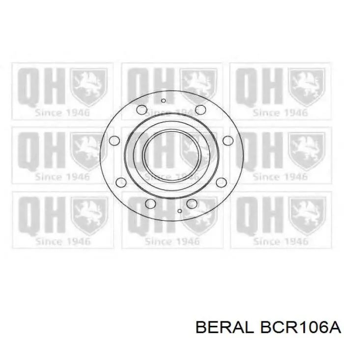 Гальмівні диски передні BCR106A Beral