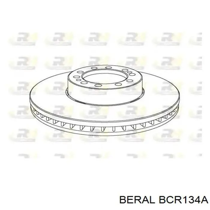 BCR134A Beral Гальмо дискове переднє