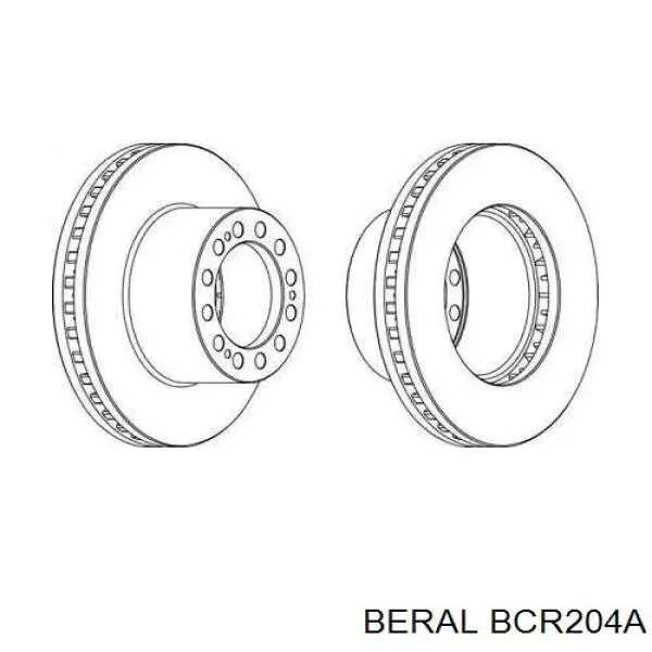 BCR204A Beral Дискові гальма