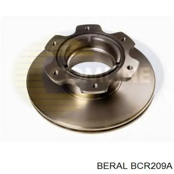 BCR209A Beral диск гальмівний задній