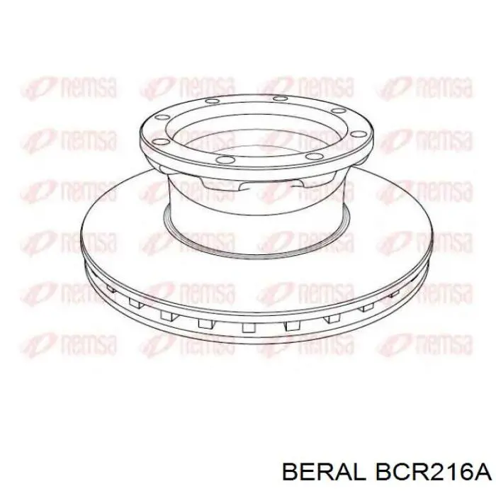 Диск гальмівний задній Jurid/Bendix 569108J