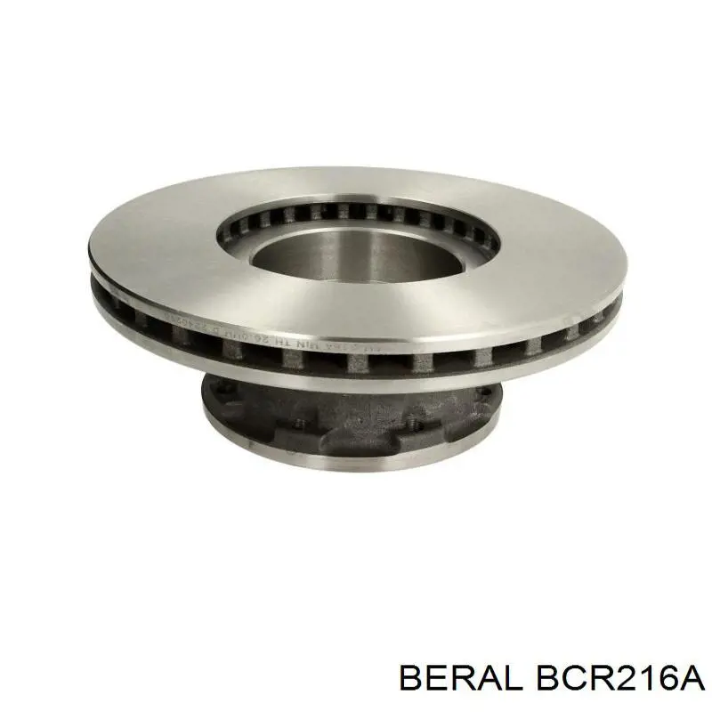 BCR216A Beral диск гальмівний задній