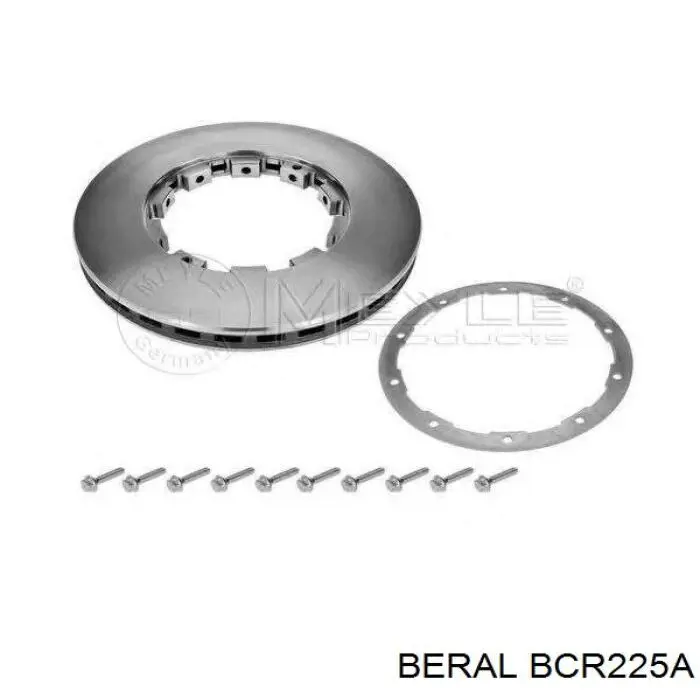 BCR225A Beral диск гальмівний передній