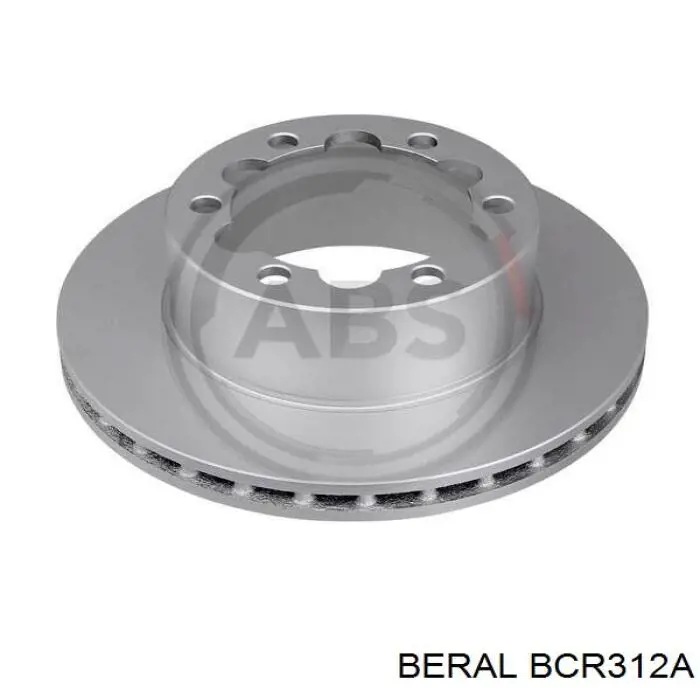 BCR312A Beral диск гальмівний задній