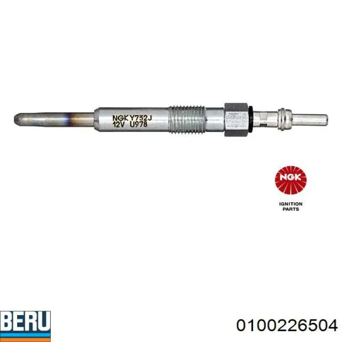 Свіча накалу Beru 0100226504 ціна, від 7.98 USD